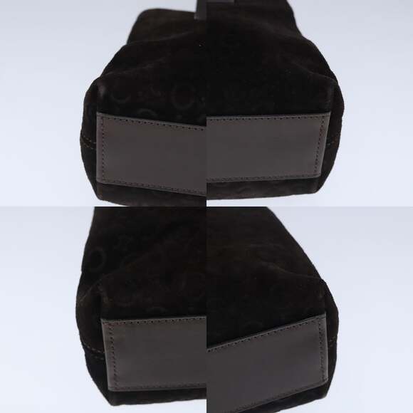 CELINE C Macadam Canvas Hand Bag Brown - Picture 10 of 12